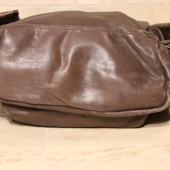 Ellington Colony Brown Leather Backpack Unisex - Picture 7 of 12